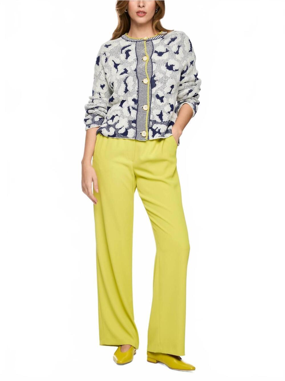 NEW MARC CAIN knitted in germany cardigan in bright ecru
